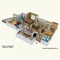 Available 3 Bhk Flat for Sale in Low Rate